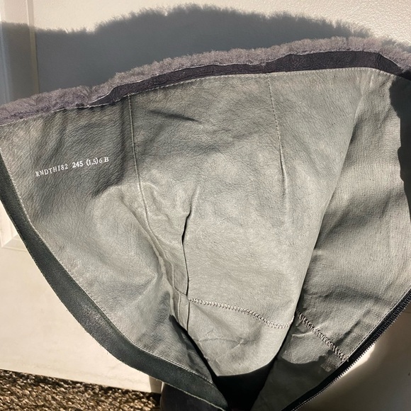 Women’s Basto Black Leather Winter Boots Size 8 - Picture 10 of 11